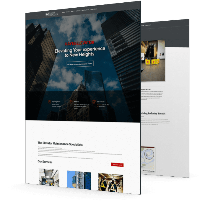 HayesElevator- Website by HumanTalents Tech